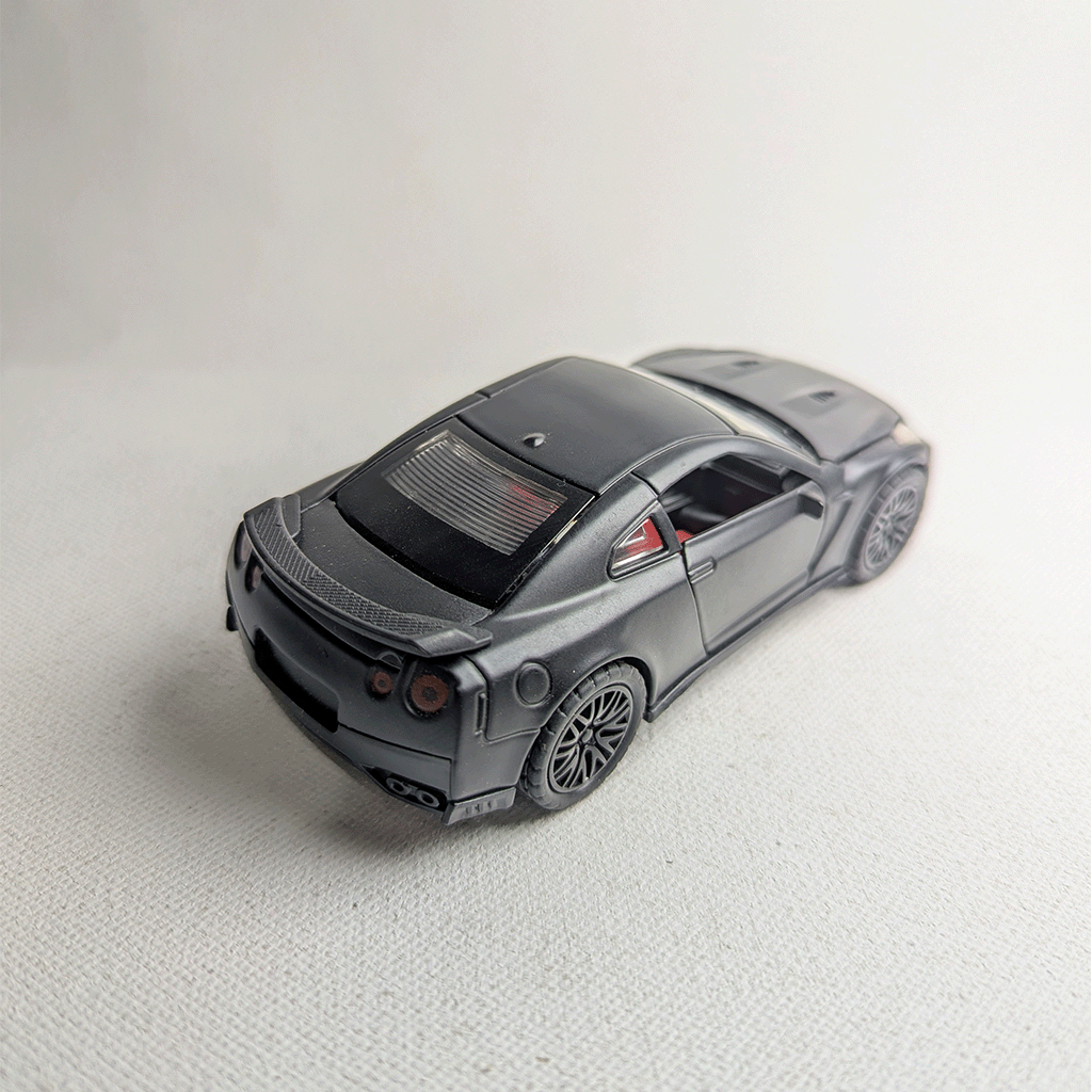 1:36 GTR R35 Metal Diecast Black