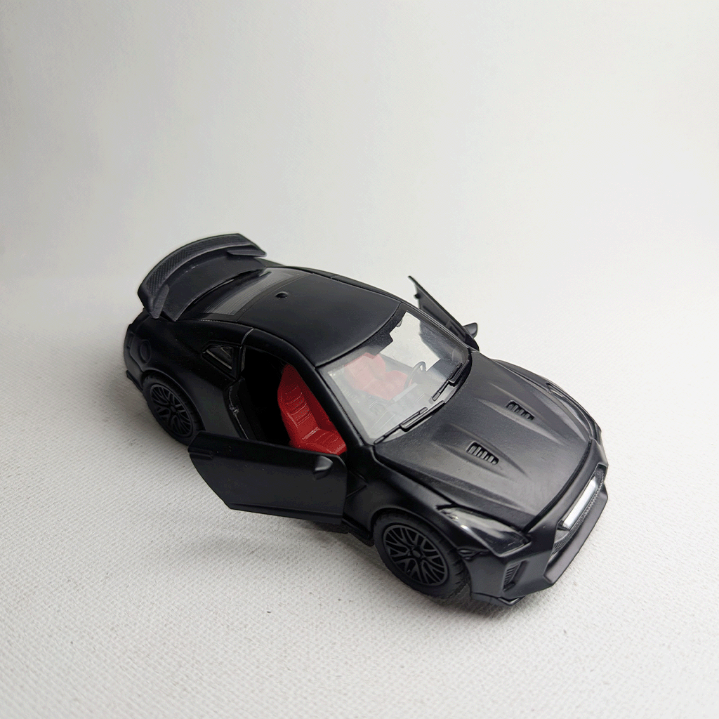 1:36 GTR R35 Metal Diecast Black