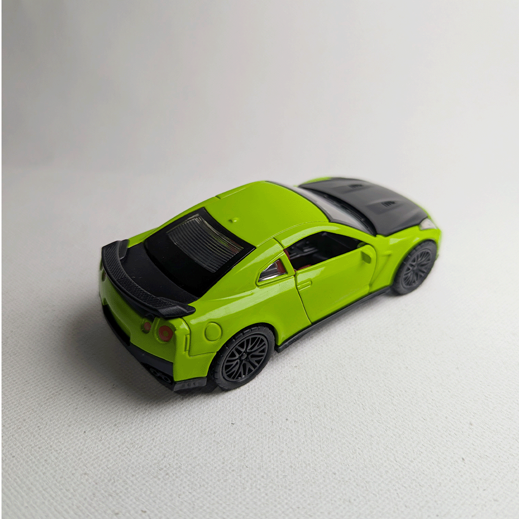 1:36 GTR R35 Metal Diecast Green