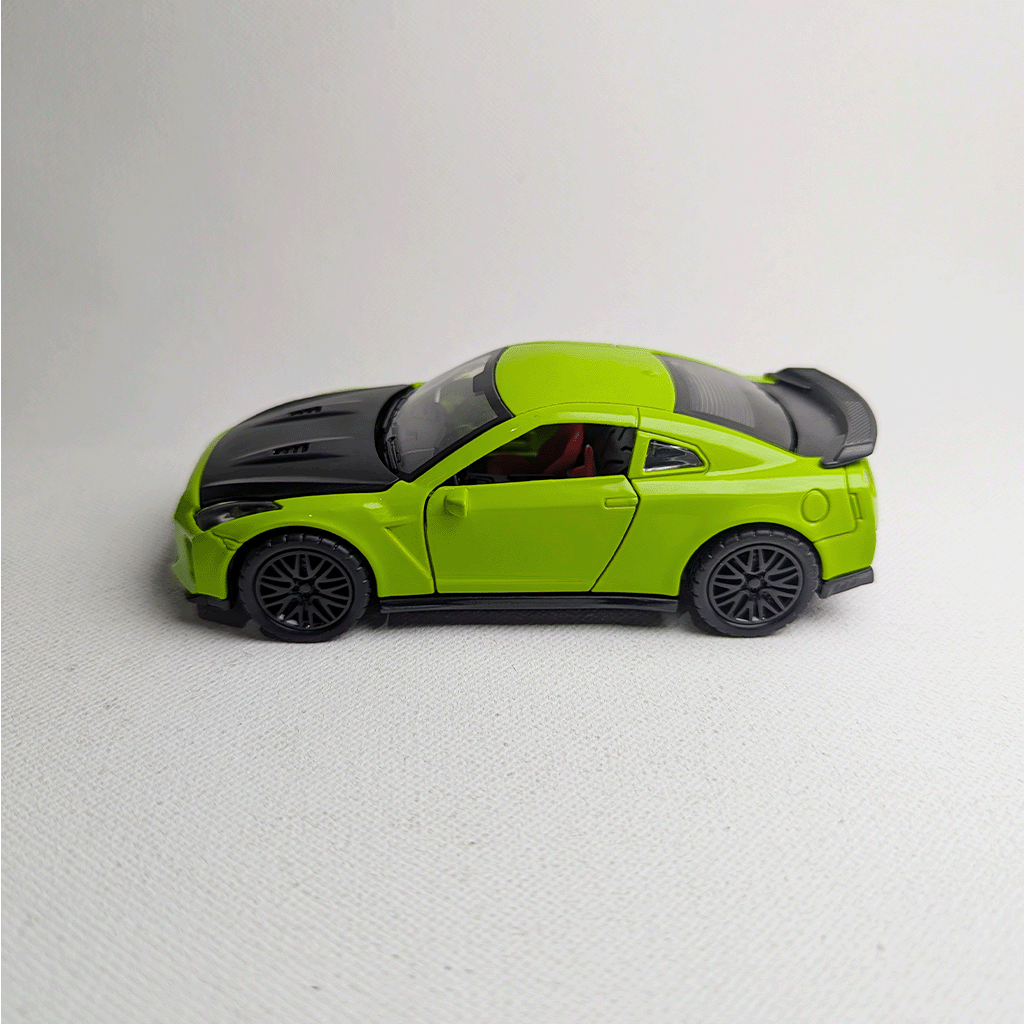 1:36 GTR R35 Metal Diecast Green