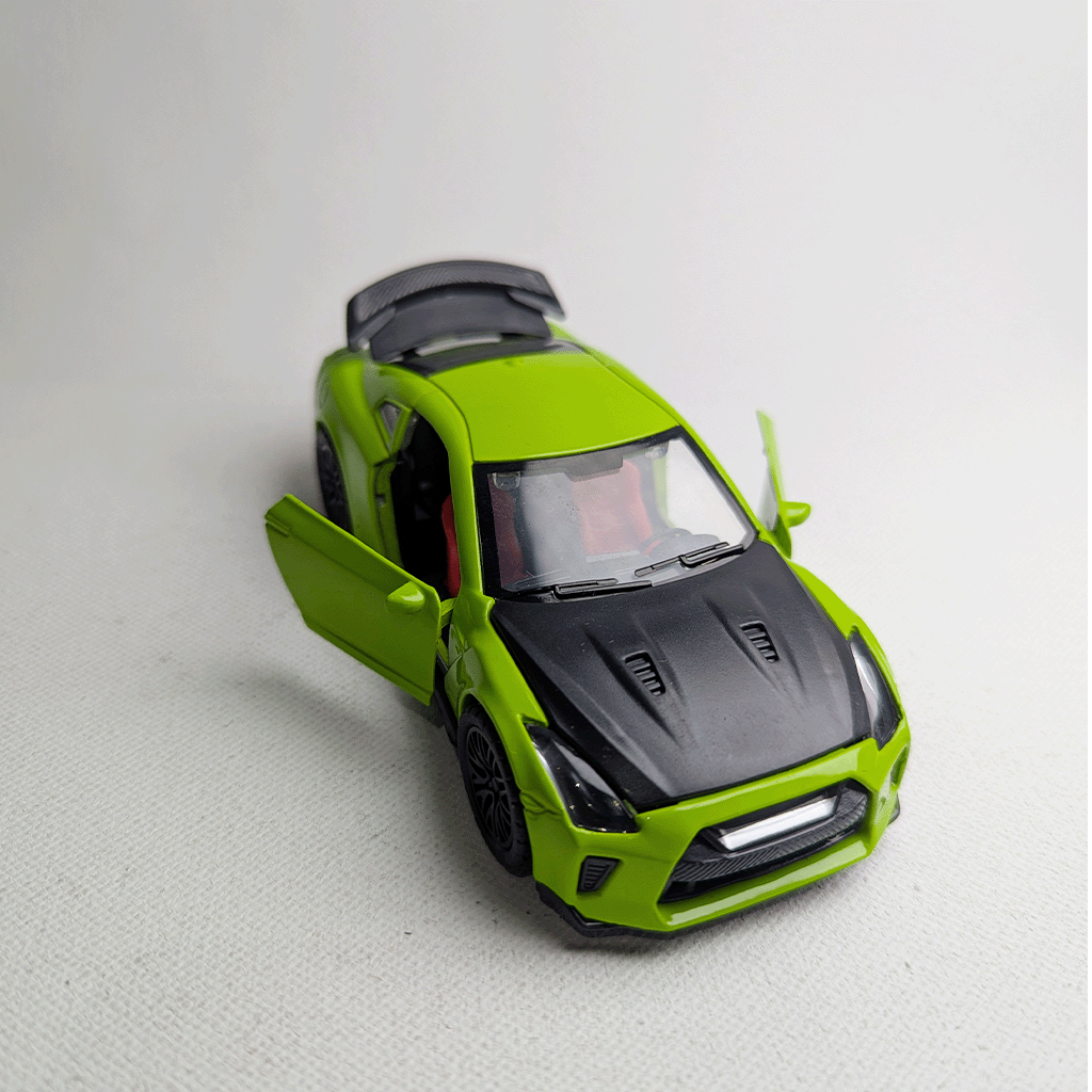 1:36 GTR R35 Metal Diecast Green