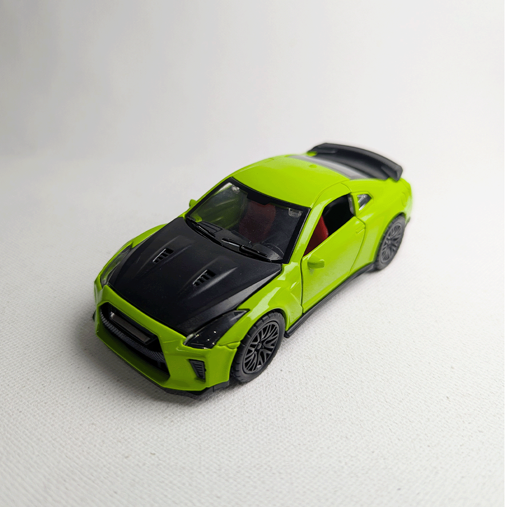 1:36 GTR R35 Metal Diecast Green