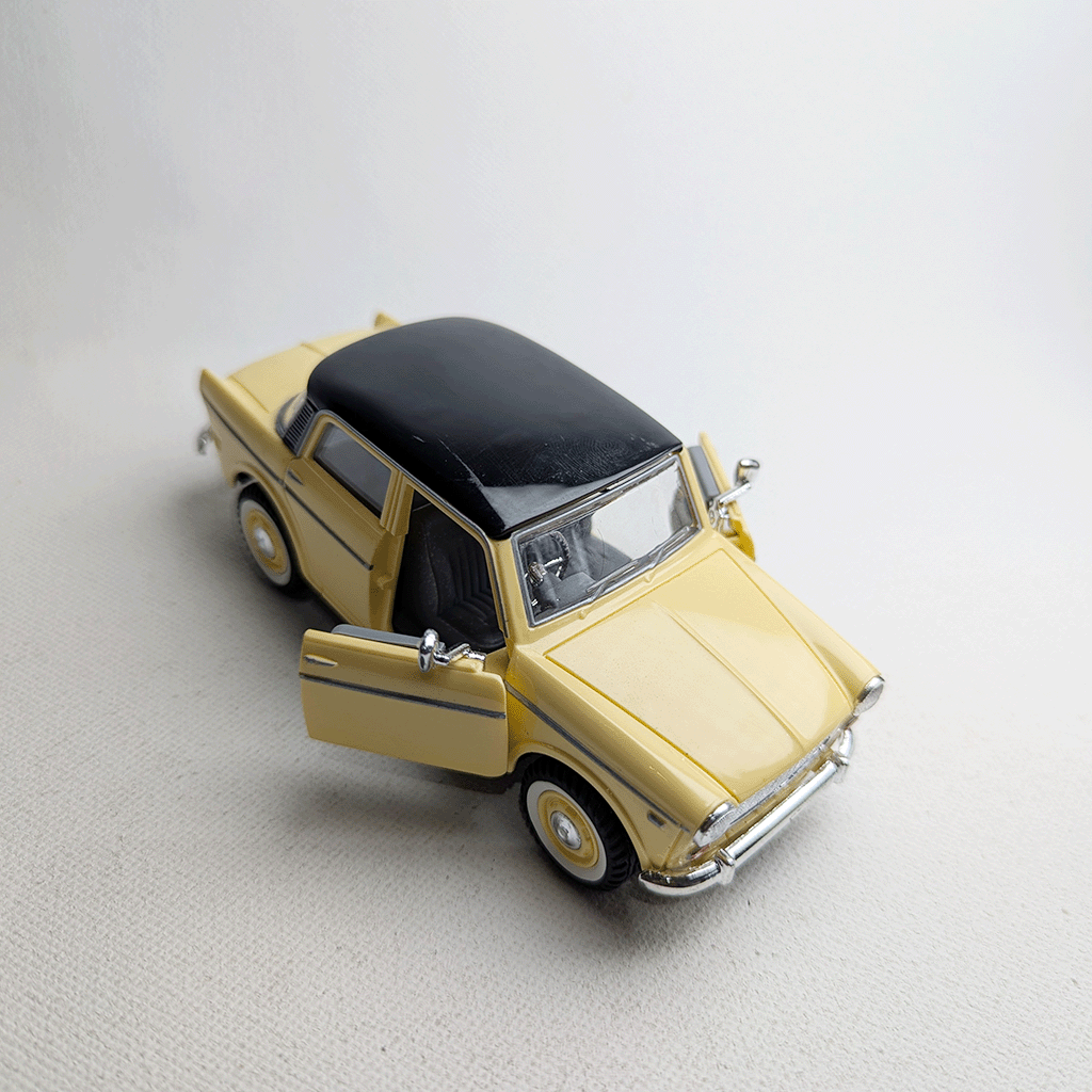 1:36 Padmini Plastic Diecast Beige