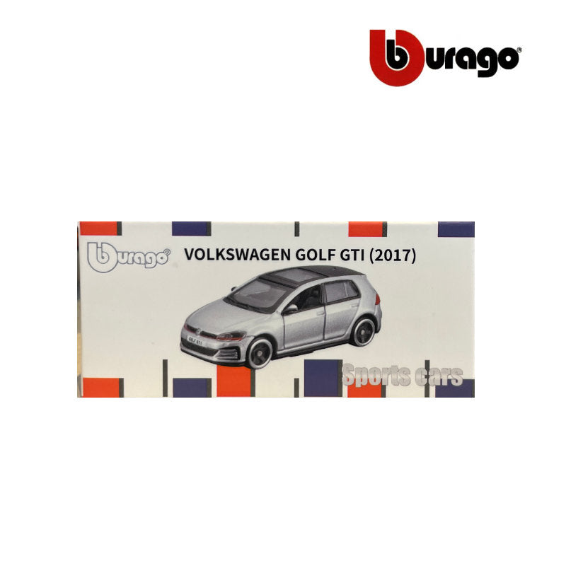 Bburago Volkswagen Golf GTI (2017) 1:64 Diecast Car – Silver