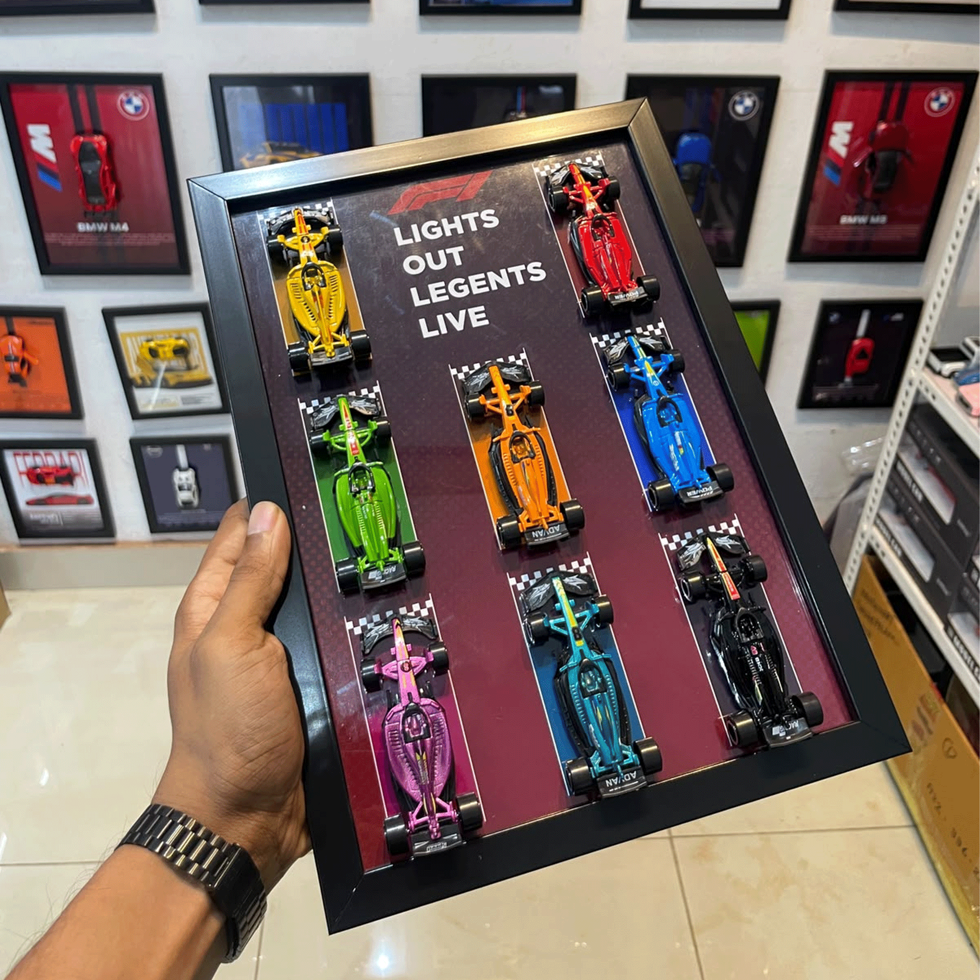 A4 3D Car Frame – Lights Out Legends Live