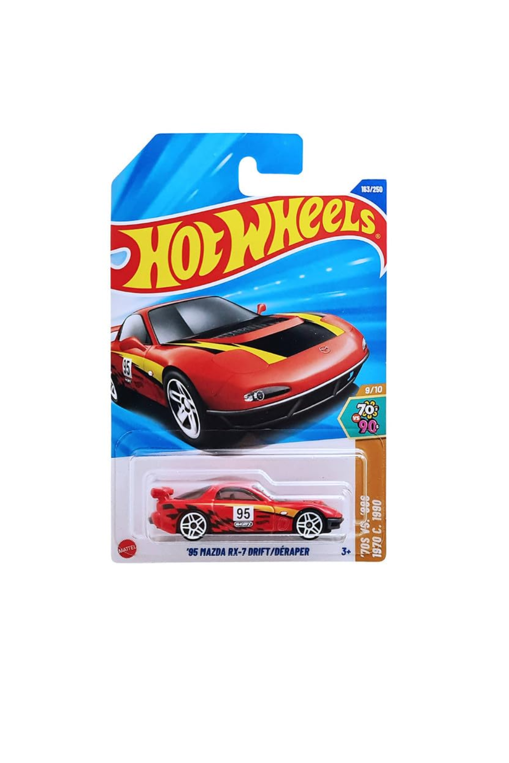 Hot Wheels '95 MAZDA RX-7 DRIFT (Red)